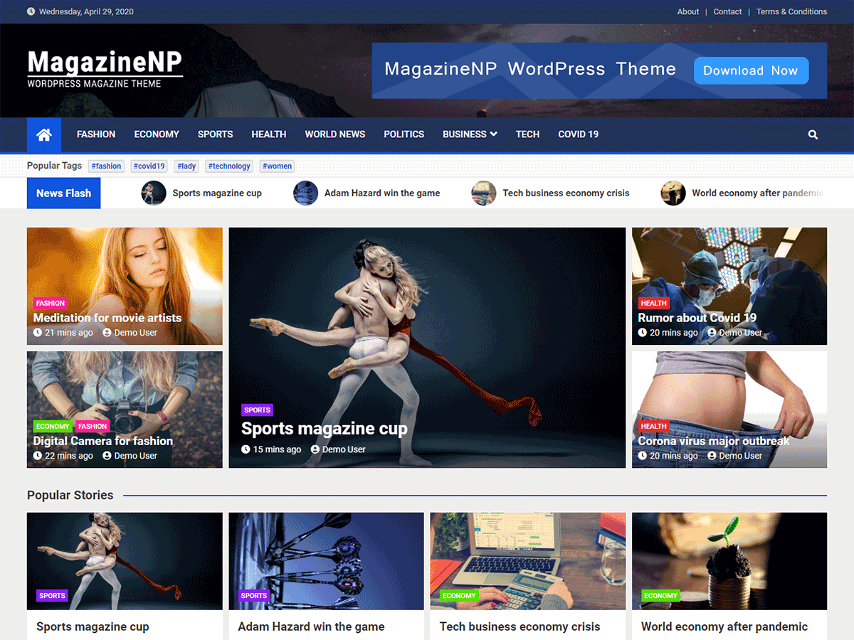 WordPress Magazine Theme